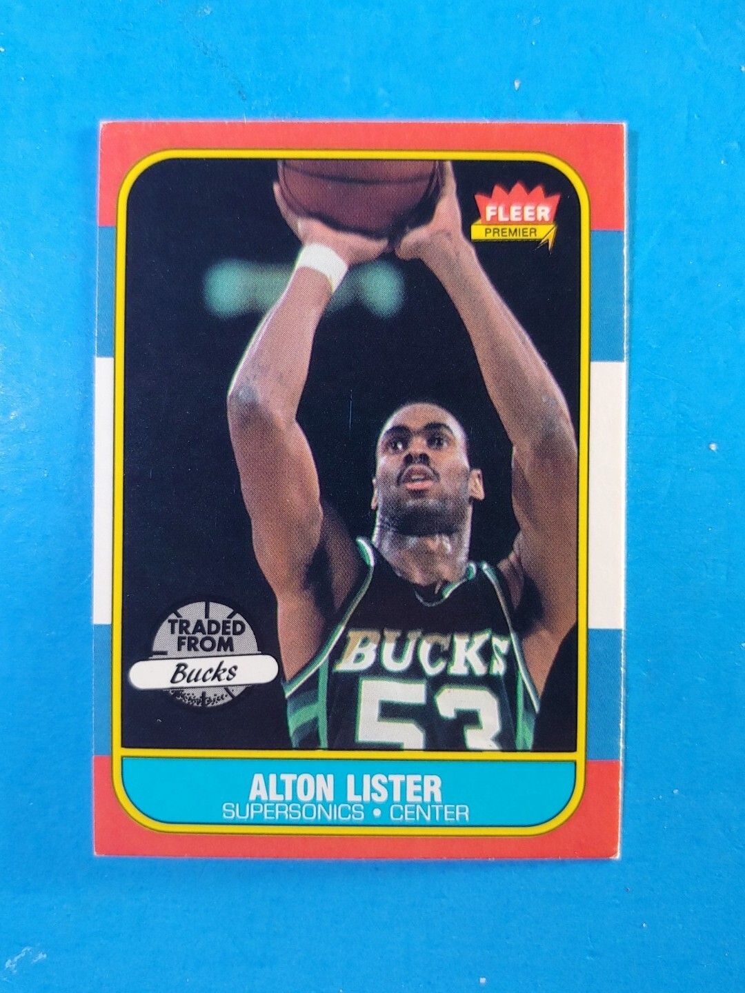 1986-87 FLEER BASKETBALL #64 ALTON LISTER EX-MINT