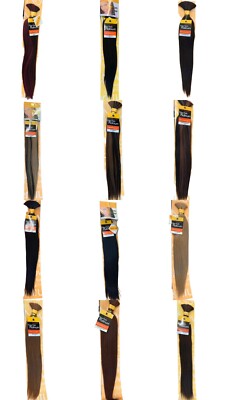 SENSATIONNEL Premium Now Straight 18 Zoll 100% Echthaar Yaki Bulk