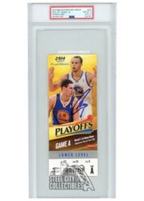 Stephen Curry Autographed 2014 Playoffs Round 1 Game 3 Ticket PSA 10 PSA/DNA 10