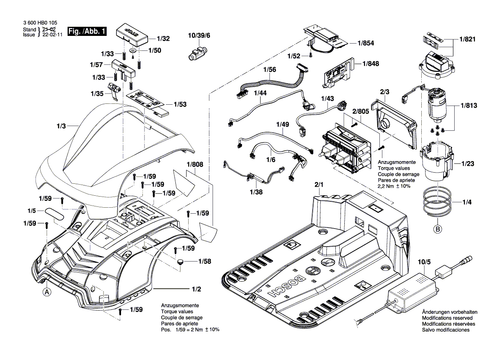 Motore azionamento Bosch F016104901 nuovo - Foto 5 di 6