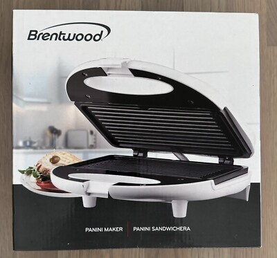 Brentwood 750w Electric Non-Stick Grill And Panini Maker.  TS-245
