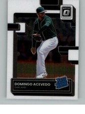 2022 Donruss Optic Domingo Acevedo 94 RC Oakland Athletics