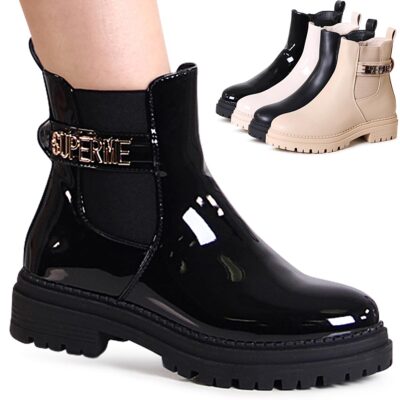 Ankle Boots Kauf Dich GlÃ¼cklich Stiefeletten Leder Chelsea Boot
