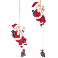 "Infactory Kletternder Nikolaus: 2Er-Set Kletternder Weihnachtsmann \"Santa Crawl\""