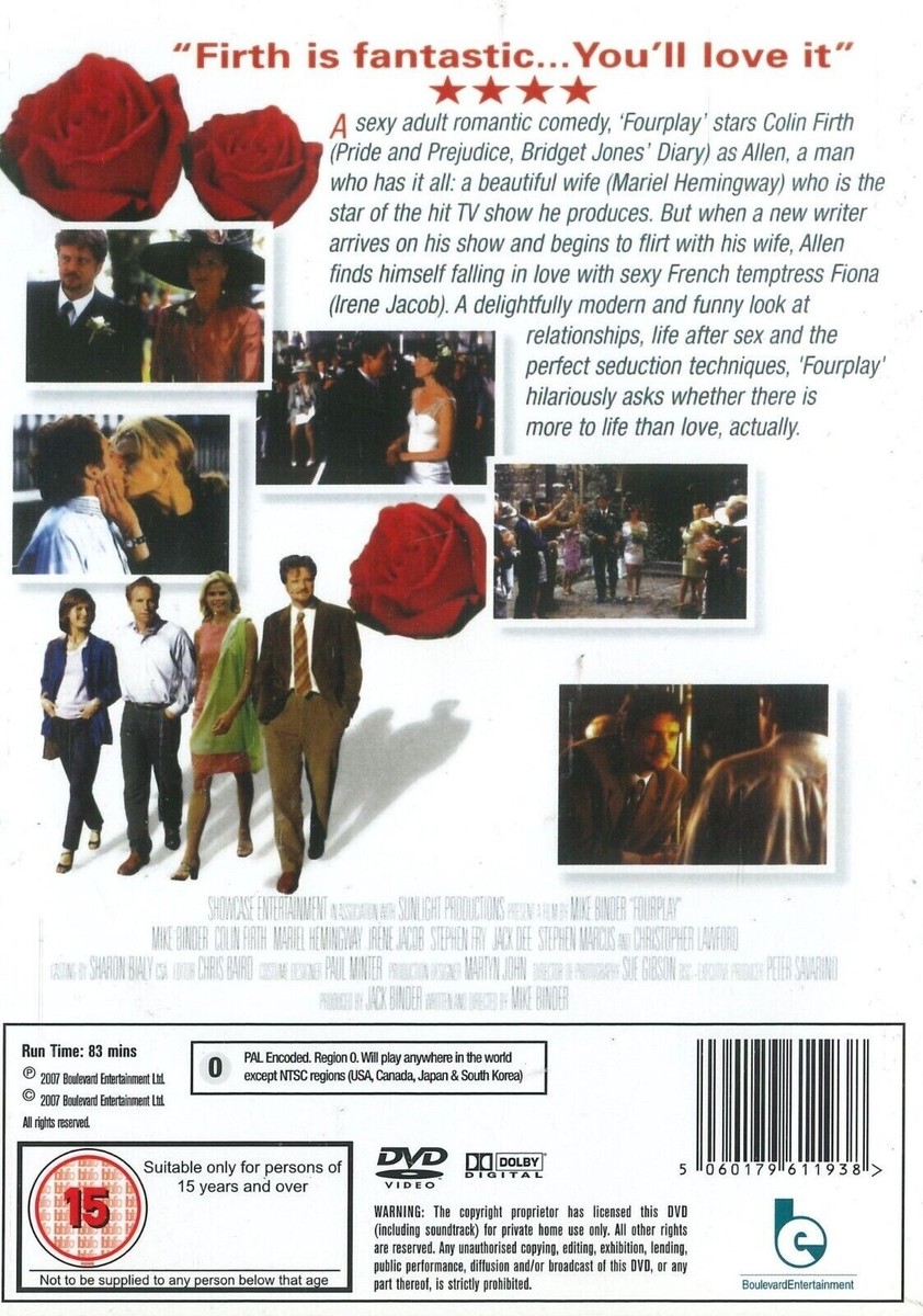 Fourplay (2001) DVD, Mike Binder, Irène Jacob, Mariel Hemingway
