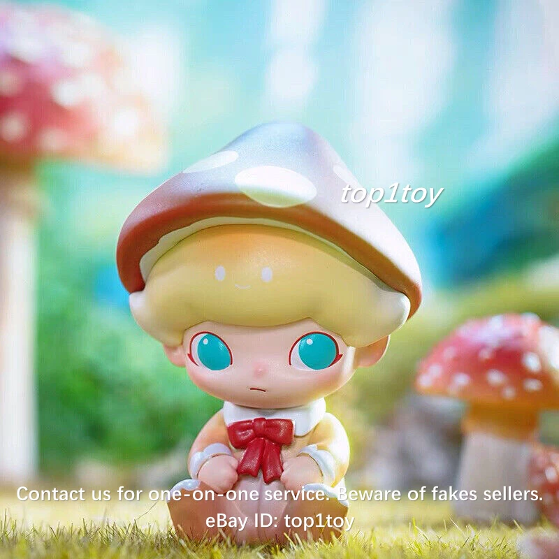 POP MART x DIMOO WORLD Forest Night Mushroom Mini Figure Designer Art Toy Gift