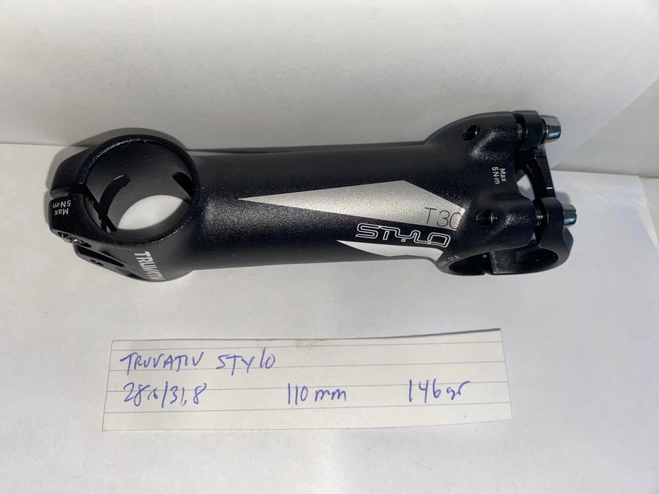 Truvativ Stylo T20 自行车 STEM 110 毫米 28.6 转向杆 x 31.8 车把 — 第 2/4 张图片