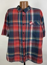 Eddie Bauer Shirt Men 3XL SLIM Short Sleeve Button Up Lightweight Cotton Outdoor