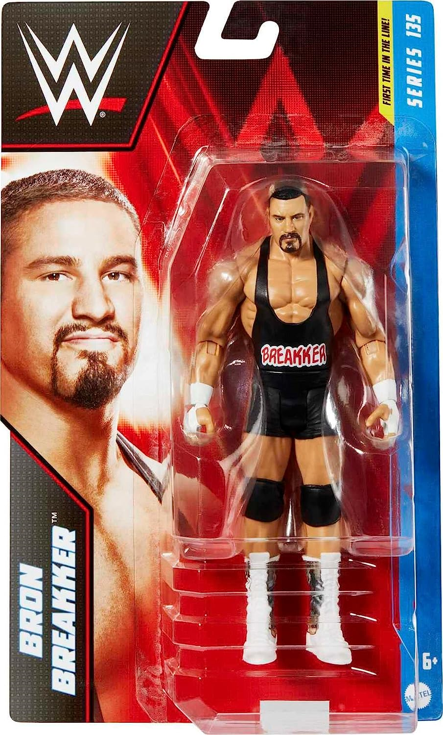 WWE Action Figures Bron Breakker, Basic 6inch Collectible Figures, WWE