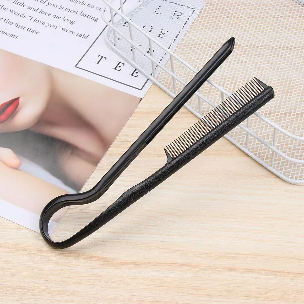 Salon Comb Hair Straighten Hairdressing Hold Tongs Hair Styling
