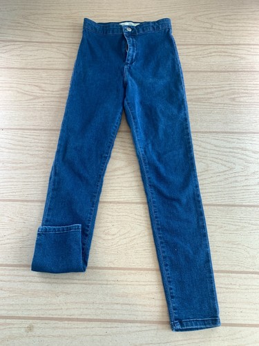 Topshop Moto Joni Jeans Women's 25 x28 Jamie Blue Denim Skinny | eBay
