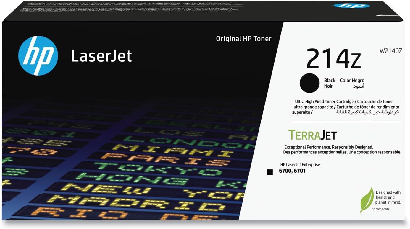 Черный тонер-картридж HP W2140Z217Z с ультравысокой емкостью 31 тыс страниц ISOIEC 1979 84890₽