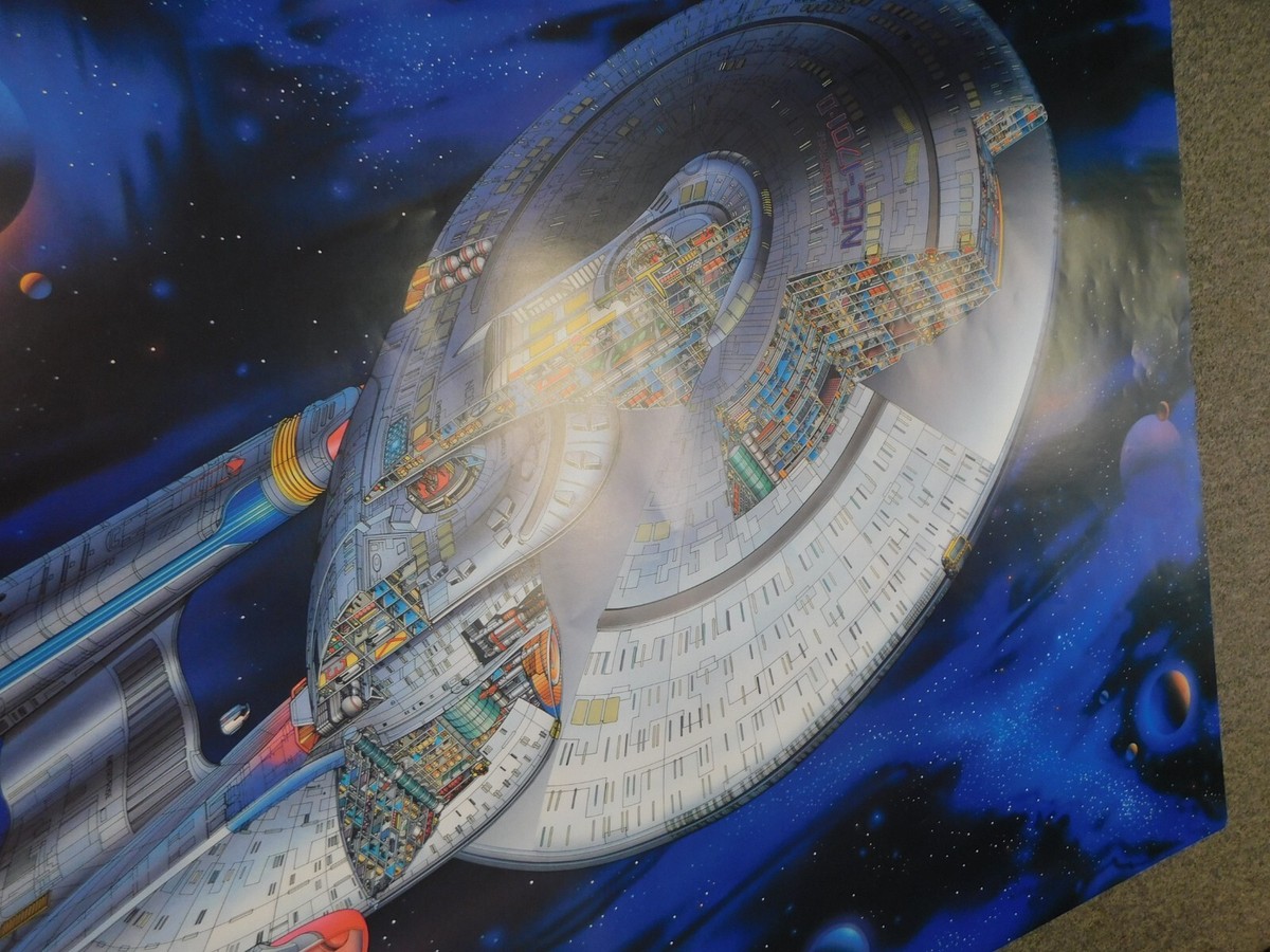 STAR TREK THE NEXT GENERATION, USS ENTERPRISE NCC-1701-D