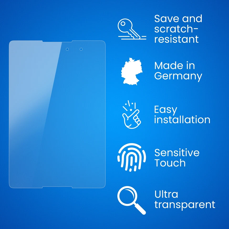 atFoliX 2x Screen Protector for Asus ZenPad 3 8.0 Z581KL clear - Image 3 of 4