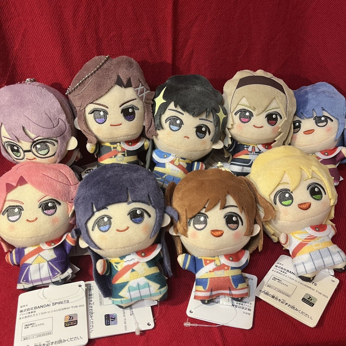 Revue Starlight Chibigurumi Plush Doll Mascot Chain Set of 9 Vol.1