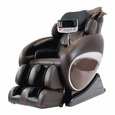 Brown Osaki OS-4000T Massage Chair Zero G Foot Rollers S-Track Body Scan Heat
