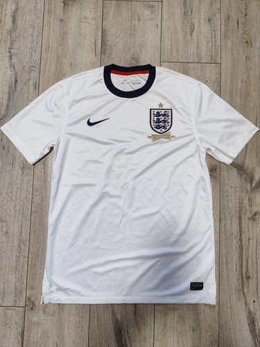 Size M England 2013-2014 home football shirt jersey '150th Anniversary'
