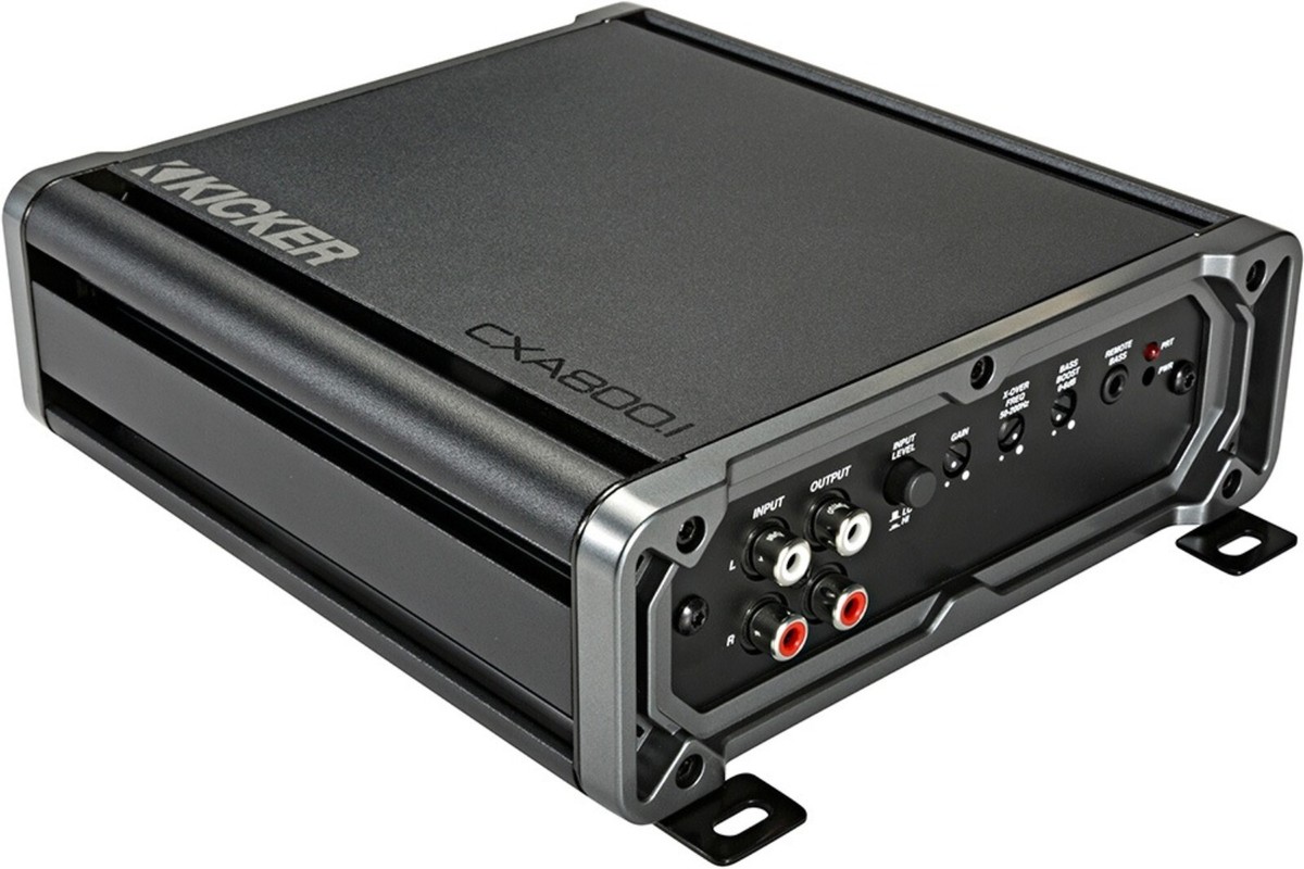 KICKER 46CXA800.1T CAR AUDIO MONO 1CH CLASS-D CX SERIES AMPLIFIER