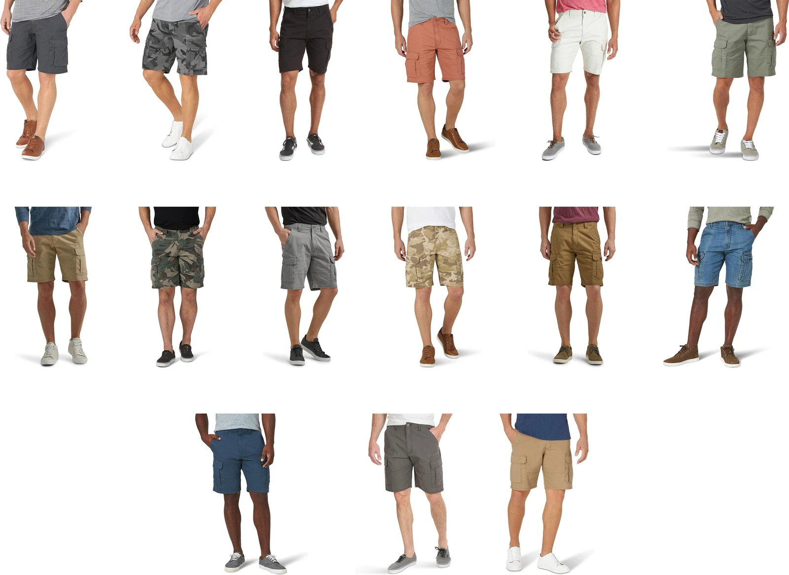 Wrangler Authentics Men's Stretch Cargo Shorts