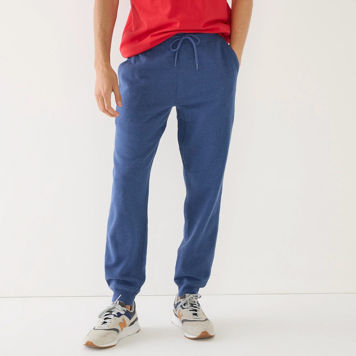 NWT J Crew Pacific fleece Jogger sweatpant Pants Bright Navy XS X