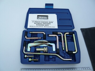 Draper 13-teiliger Diesel- & Benzinmotor-Steuerzeitensatz 57629 Premium-Qualität 