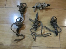 East German Germany GDR DDR NVA Rifle Pull Throughs In Mint Cond (5)!  COOL!