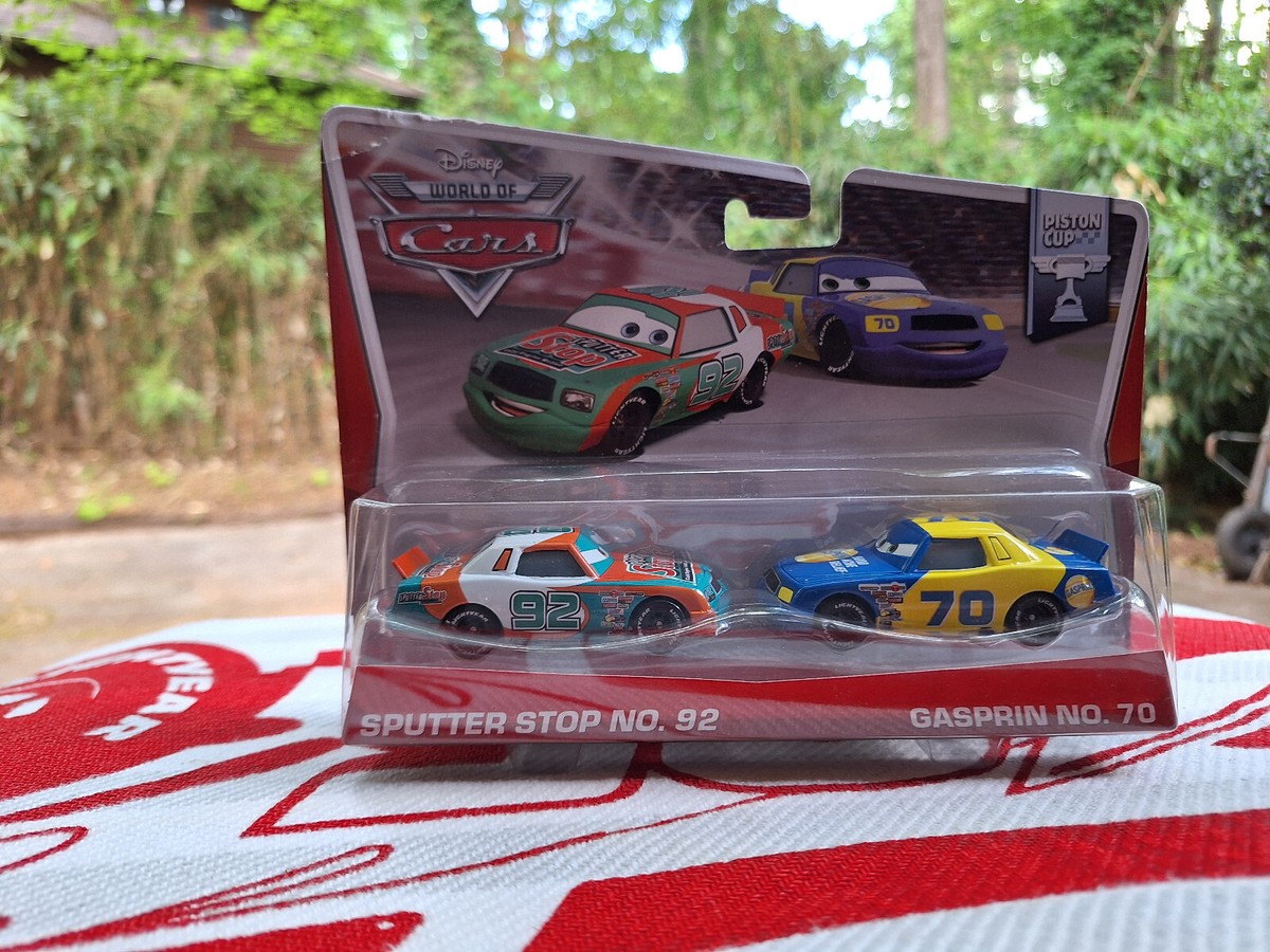 シュコー Grand-Prix Set Studio 腕時計　ミニカー　セット Disney / Pixar Cars ( Chick Hicks Transberry Juice No. 63 ) Piston