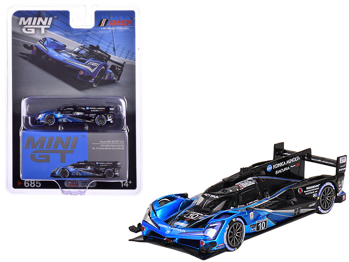 Mini GT Acura ARX-06 #10 2nd Place 24H of Daytona (2023) 1/64