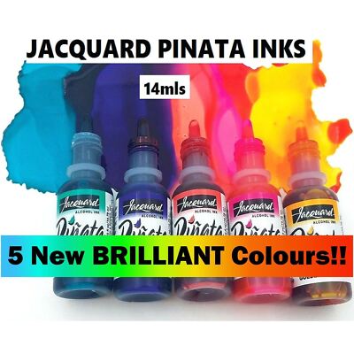 Jacquard Pinata Ink MODERN Colours Set | 5 Expanded Shades for Resin & Fluid Art