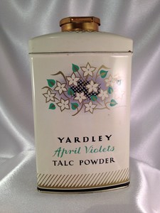 yardley april violets talcum powder