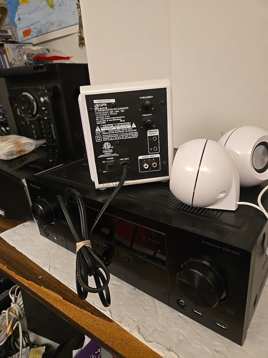 Channel Gpx Surround Sound GPX Speaker System With Subwoofer #HT12W - Main Image