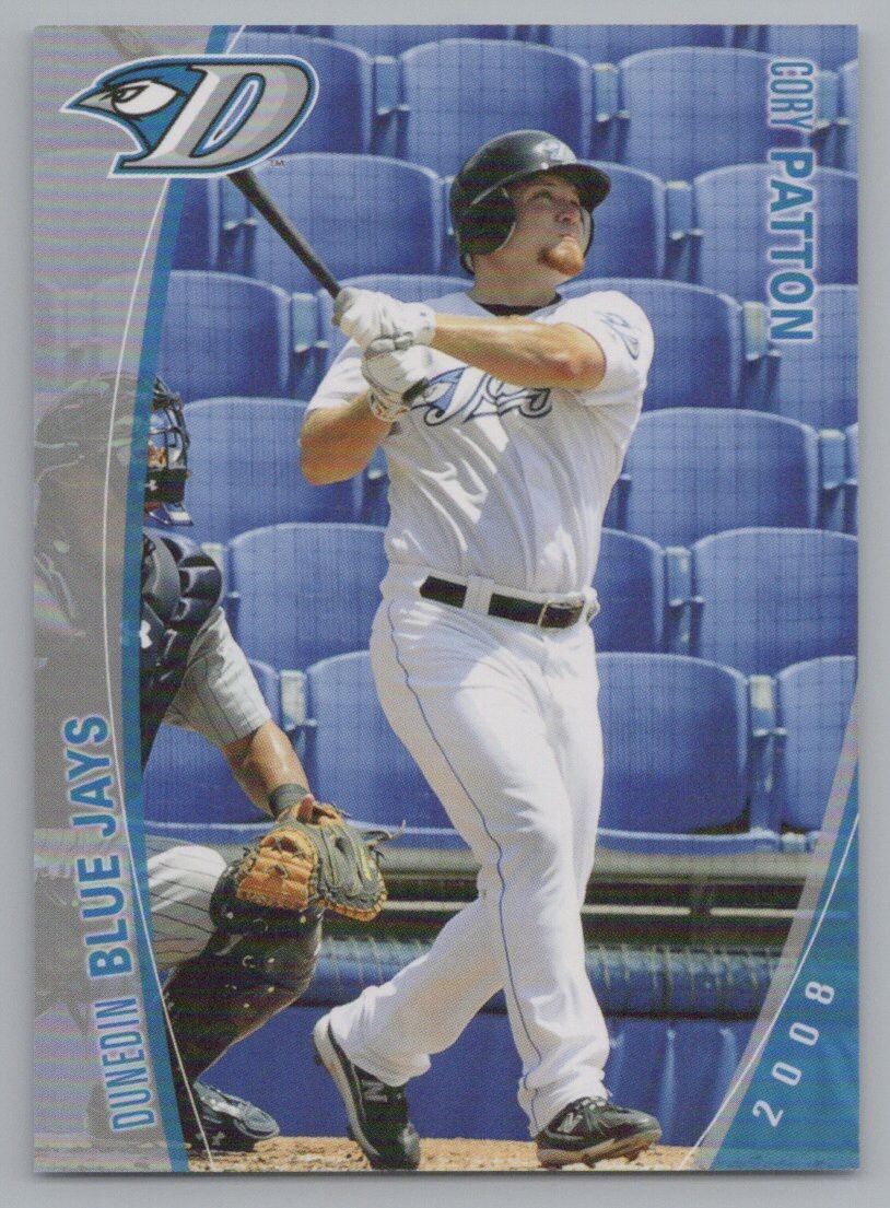 Cory Patton 2008 Grandstand Dunedin Blue Jays Minor League 