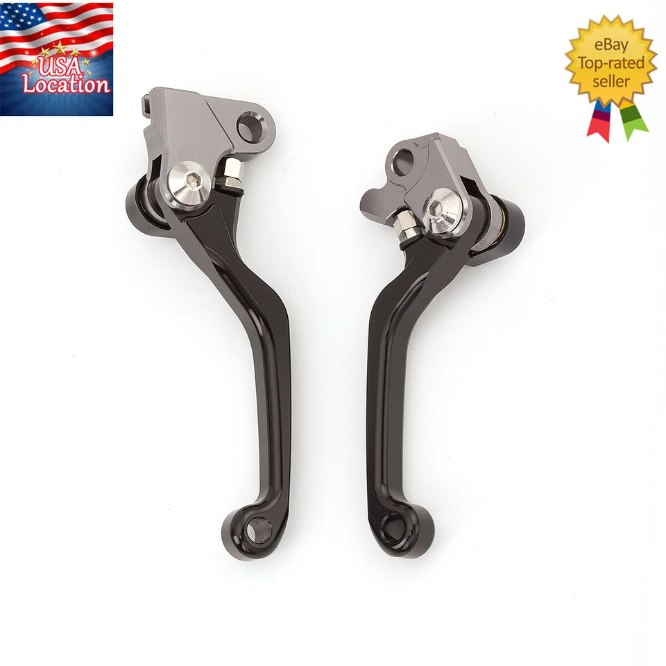 Palancas de freno y embrague CNC para Yamaha YZ125 YZ250 2001 2002 2003 2004 2005-2007 Foto 2 de 4