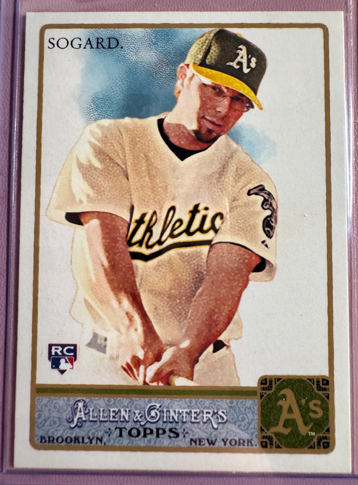 2011 Topps Allen & Ginter Eric Sogard RC #36 Oakland Athletics MLB Baseball
