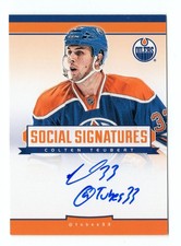 2012-13 Panini Colten Teubert Social Signatures