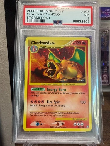 Charizard Stormfront Holo 103/100 - PSA 7 - Vintage