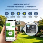 INKBIRD WiFi Sprinkler Control IICO-800-Wifi 8 Zone Weatherproof Outdoor Coverage