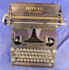 Royal Modell 1 flatbed Nr. 70727 - Schreibmaschine alt antik - Samlg. GAT 1851