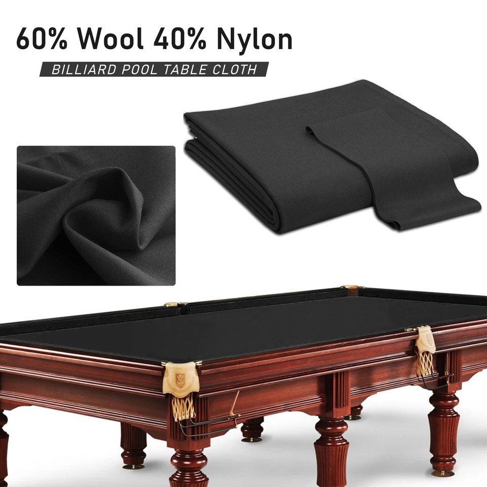 Worsted Pool Table Cloth 7ft/8ft/9ft Table Fast Billiard Felt Pre-Cut ...