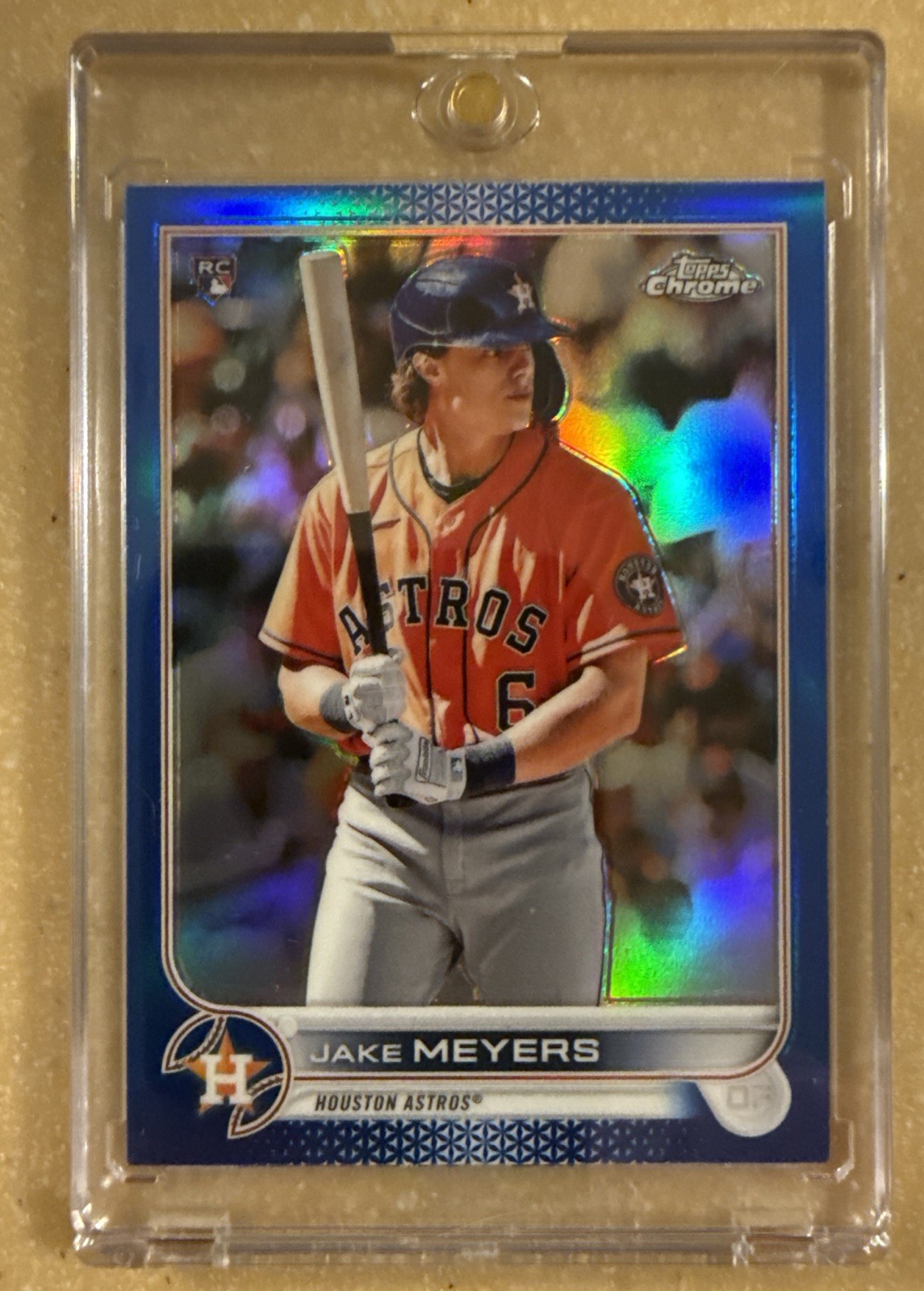2022 Topps Chrome Jake Meyers RC /150 Houston Astros #114 Blue Refractor