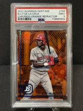 2022 Bowman Heritage Chrome Prospects Elly De La Cruz Orange Refractor /25 (RC)