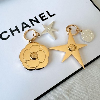 Chanel Charm 2025 Holiday set of 2 Camellia Comet Limited Edition NM Japan FS
