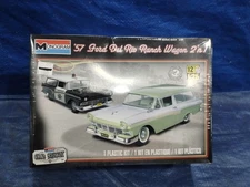 M2f Monogram 1:25 '57 Ford Del Rio Ranch Wagon 2 in 1 Model Kit # 85-4193