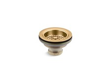 KOHLER K-8799-2MB Duostrainer Basket Strainer and Sink Drain, Brushed Brass