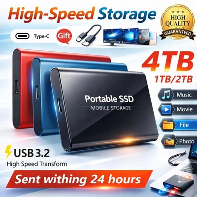Ultradünne Externe Festplatte 1/16Tb Hochleistungs-Ssd Original-FestplatteProdu