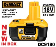 NEW IN BOX Genuine Dewalt 18V Volt XRP DC9180 2.4Ah Lithium Battery GUARRANTEED 