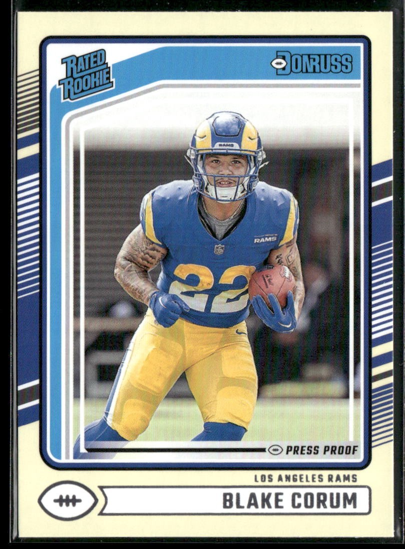 2024 Donruss - Press Proof Yellow #322 Blake Corum