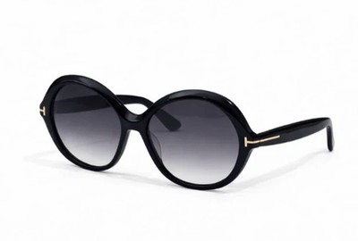 Tom Ford Annabelle Sunglasses TF1282 Black/Gray Gradient With Case New