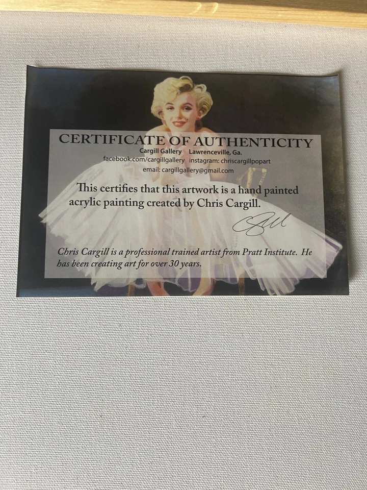 Cargill Batman Painting 18x32 Large Original Painting - Image 2 of 2