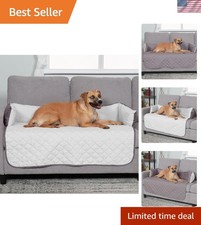 Reversible Water-Resistant Sofa Protector for Dogs/Cats - Gray/Mist Large 42"